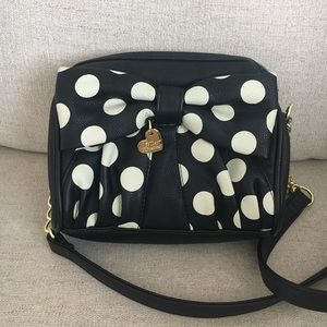 Betsy Johnson Polka Dot Bow Purse